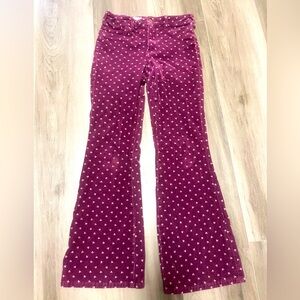 Super fun bootcut corduroys from Anthropologie!